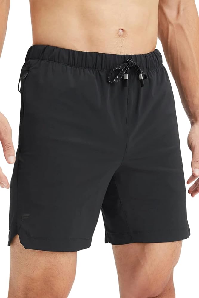 Fabletics Men's The One Short, Training, Swimming, Lightweight, Quick-Dry, Zip Pocket, Stretch Woven