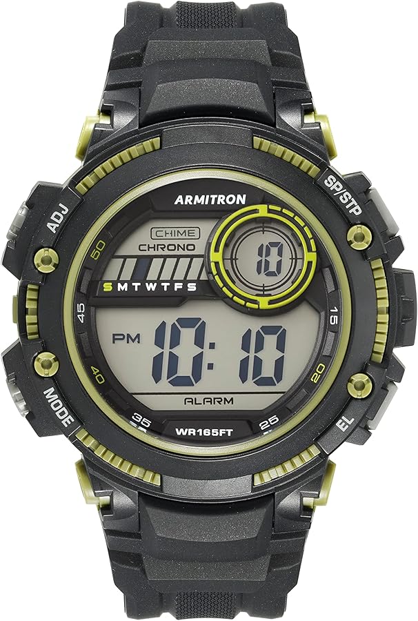 Armitron Sport Men's Digital Chronograph Resin Strap Watch, 40/8439