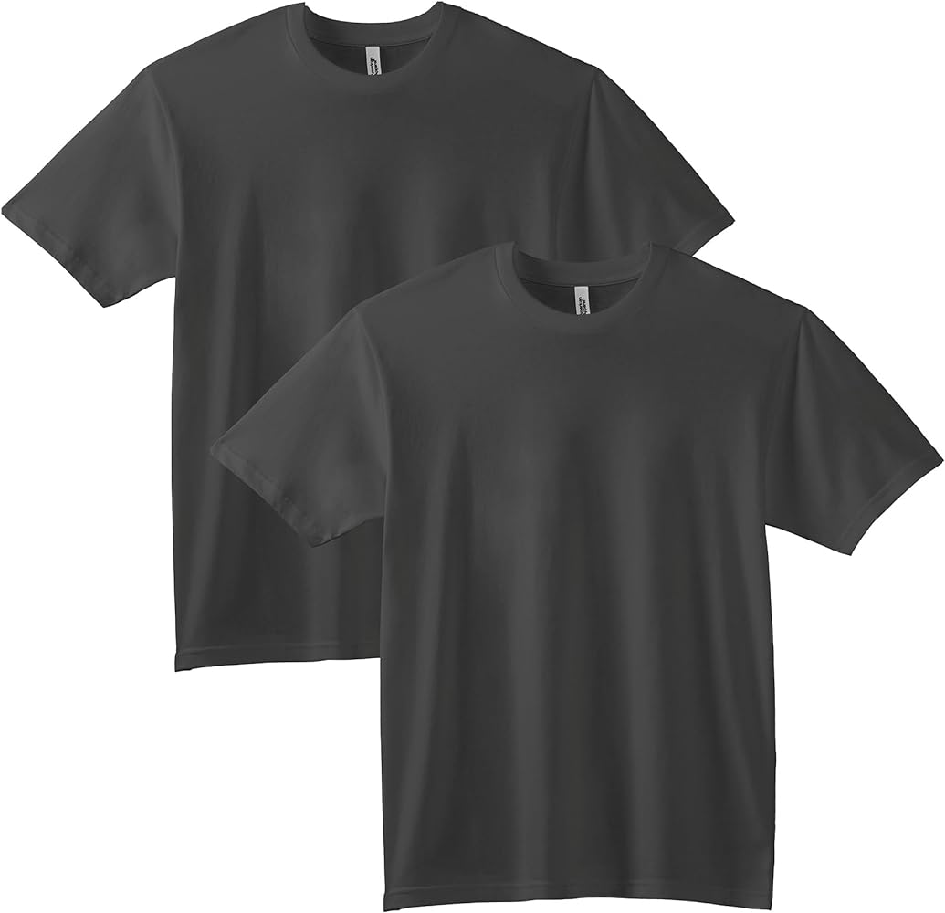 American Apparel Unisex Sueded T-shirt, Style G5389, 2-Pack